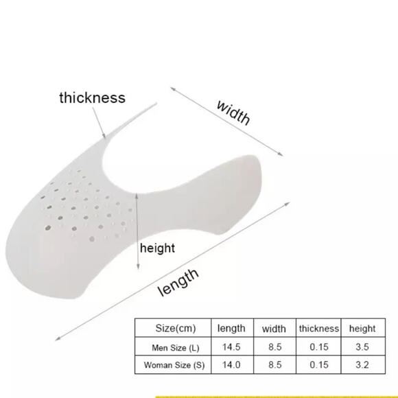 NEW anti crease protector support wrinkle recovery sneakers shoes 2 pair B21 - Picture 3 of 3